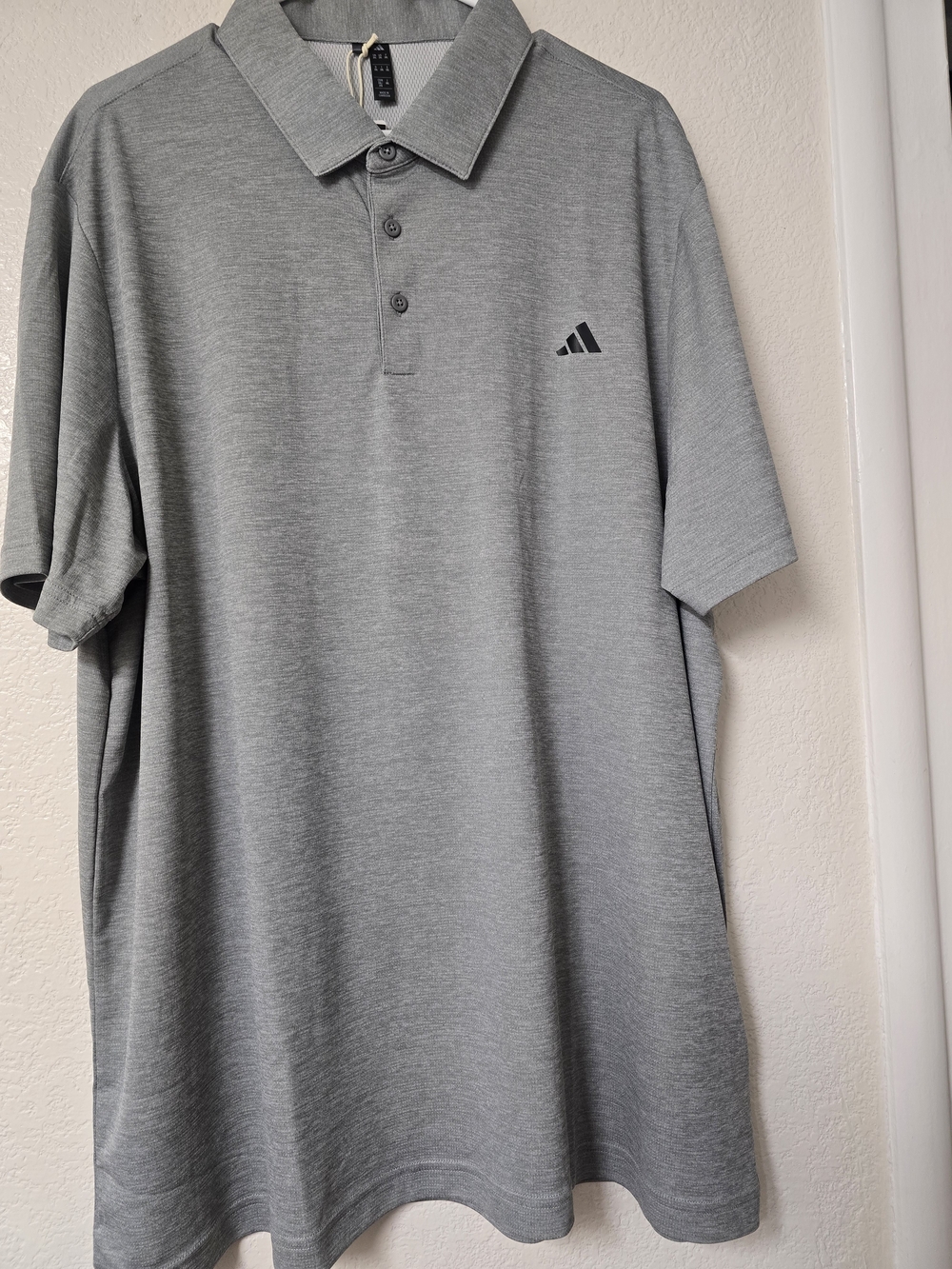 adidas Value Polo Men's Gray Polo Size 2XL NWT
